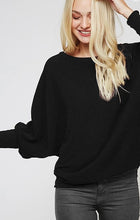 Load image into Gallery viewer, ZIPPER BACK DOLMAN SLEEVE SWEATER
