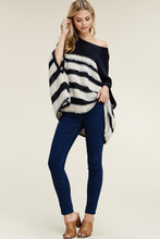 Load image into Gallery viewer, DOLMAN SLEEVE STRIPED SWEATER