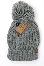 Load image into Gallery viewer, CC BEANIE CHENILLE POM POM